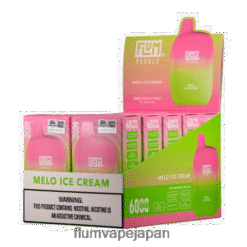 FLUM PEBBLE 日本 購入 - FLUM PEBBLES 6000パフ 10パック メロアイスクリーム 288N6L56