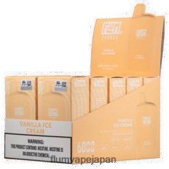 FLUM PEBBLE 吸い方 - FLUM PEBBLES 6000パフ 10パック バニラアイスクリーム 288N6L85