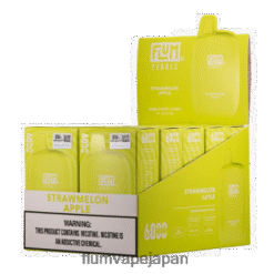 FLUM PEBBLE Flavors - FLUM PEBBLES 6000パフ 10パック ストロメロンリンゴ 288N6L79