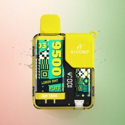 Aivono Aim Tank 9500 Puffs レモンミント 18ml 650mAh