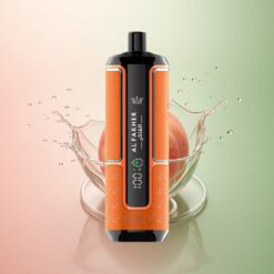 Al Fakher Crown Bar 15K Hypermax 桃氷 600mAh 6mgニコチン